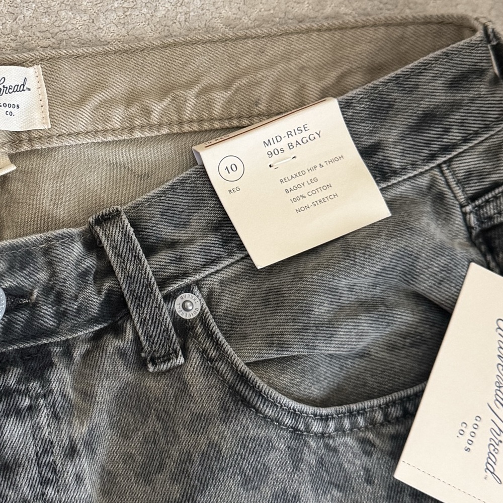 Universal Thread Grey Leopard Print mid rise 90s … - image 11